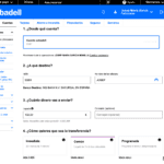 Realizando transferencias con el Sabadell