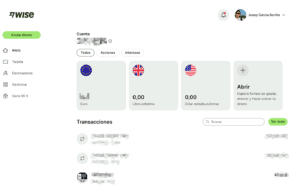 Cuenta Wise de Josep Garcia de mejor-banco.com